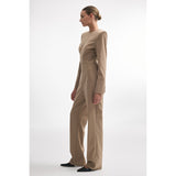 Night Shift Beige Jumpsuit