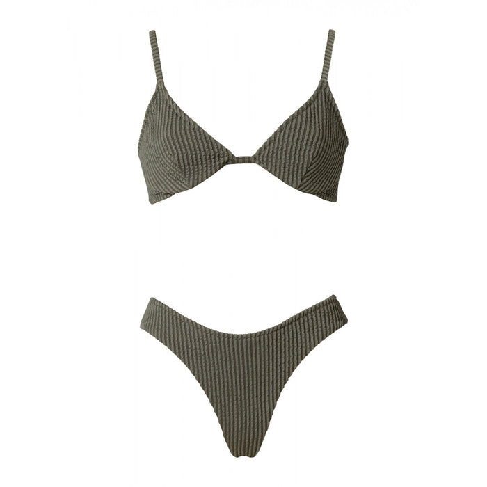 Calisa Khaki Curly Bikini