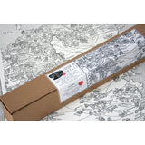 Greece Map Colour In Poster