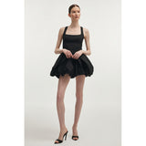 Hibiscus Bubble Mini Dress