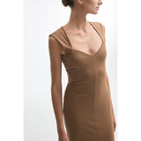 Brooke Brown Maxi Dress