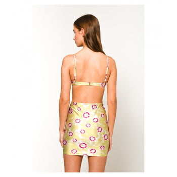 Melanie Lime Tie Dye Skirt