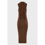 No.26 Brown Midi Dress