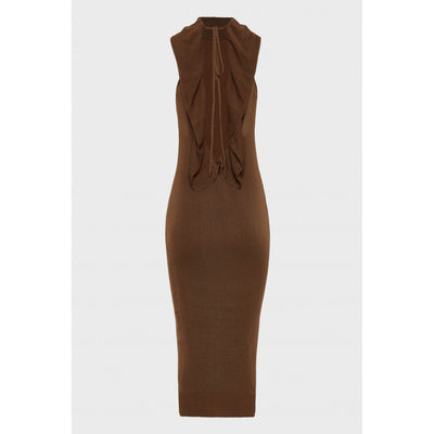 No.26 Brown Midi Dress