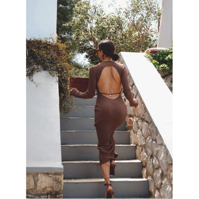 Hidden Gem Brown Dress