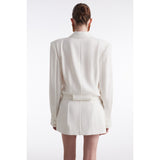 Leticia White Blazer Dress