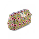 Green Floral Travel Case