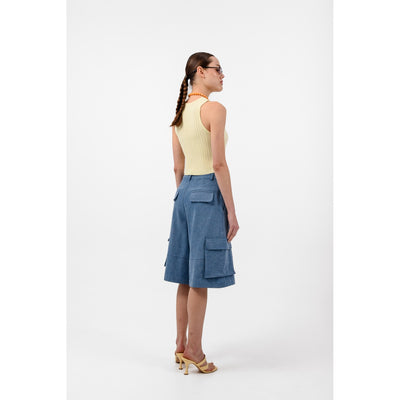 Float Denim Bermuda Shorts