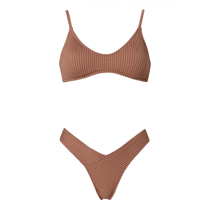 Astrid Mocha Curly Bikini