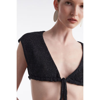 Voyage Black Knitted Top