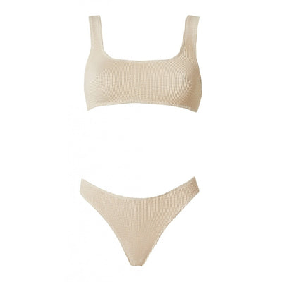 August Metallic Cream Bikini