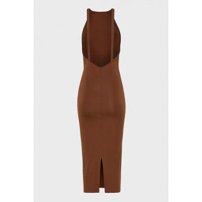 No.26 Brown Midi Dress