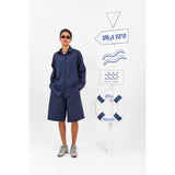 Azul Bermuda Shorts