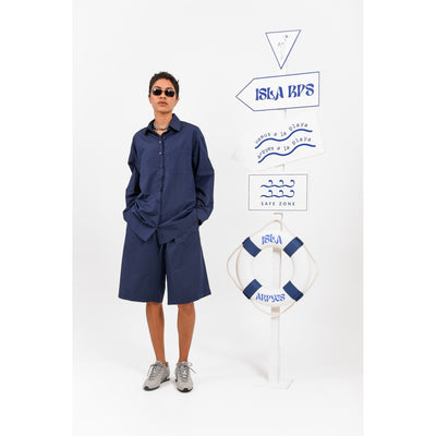 Azul Bermuda Shorts