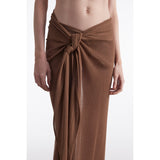 No.26 Brown Knitted Sarong