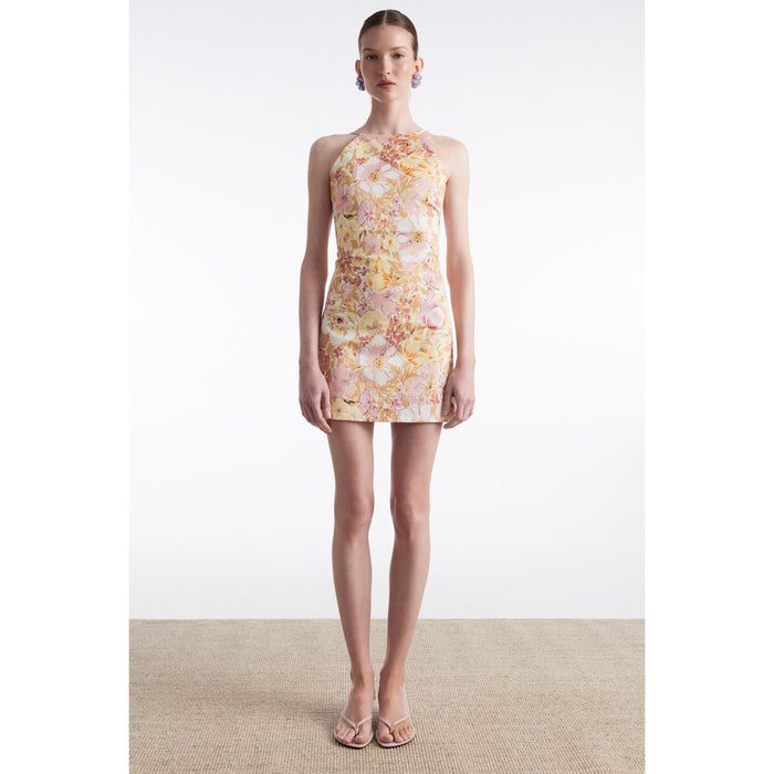 Alice Pink Floral Mini Dress