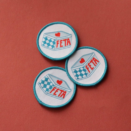 Love Feta Sew On Patch