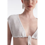Voyage White Knitted Top