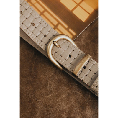 All Right Stone Beige Belt