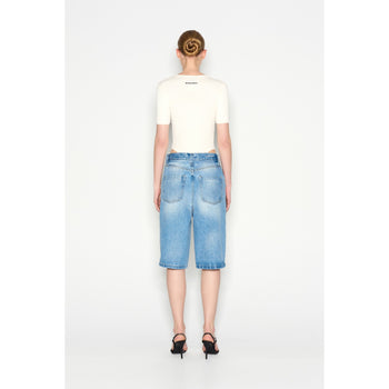 Lagoon Denim Bermuda Shorts