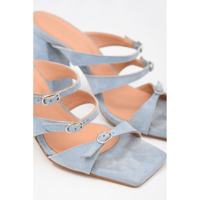 Holiday Light Blue Heeled Sandals