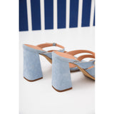 Holiday Light Blue Heeled Sandals