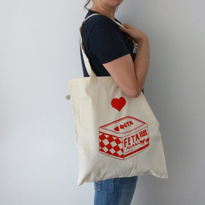 Love Feta Tote Bag