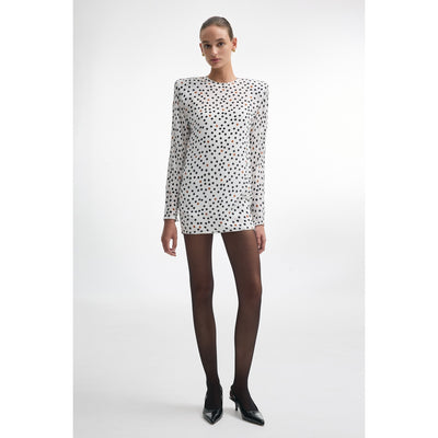 Dot Com Polka Mini Dress