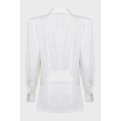 Leticia White Blazer Dress