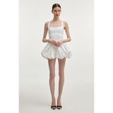 Hibiscus Bubble Mini Dress