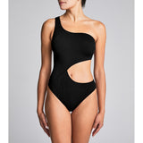 Laetitia Black Curly Swimsuit