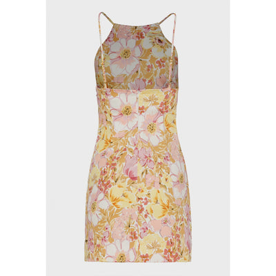 Alice Pink Floral Mini Dress