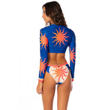 Sunlit Bloom Spectacle Long Sleeve Bikini