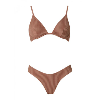 Calisa Mocha Curly Bikini