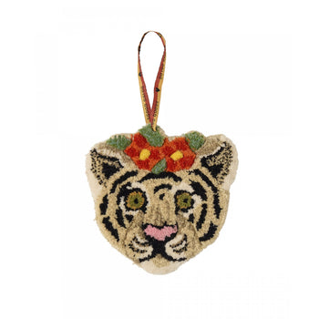 Floral White Tiger Gift Hanger