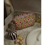 Green Floral Travel Case
