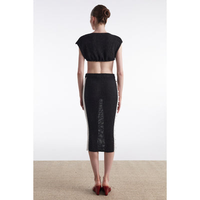 Voyage Black Knitted Top
