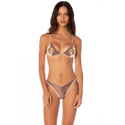 Mocha Pearl Acanthus Bikini