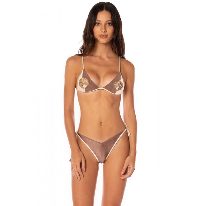 Mocha Pearl Acanthus Bikini