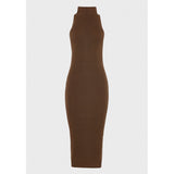 No.26 Brown Midi Dress
