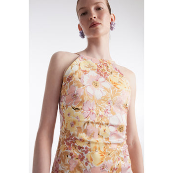 Alice Pink Floral Mini Dress