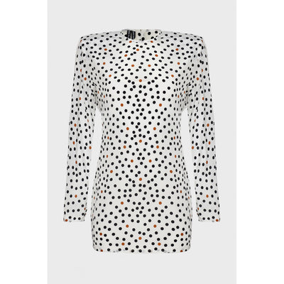 Dot Com Polka Mini Dress