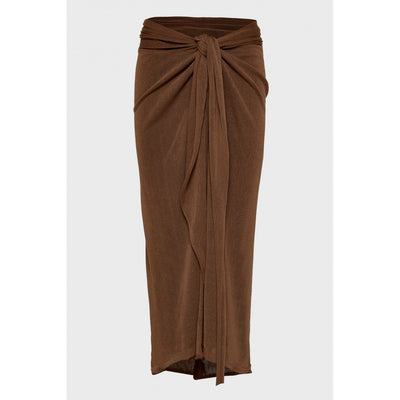No.26 Brown Knitted Sarong