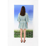Loquat Light Blue Shirtdress