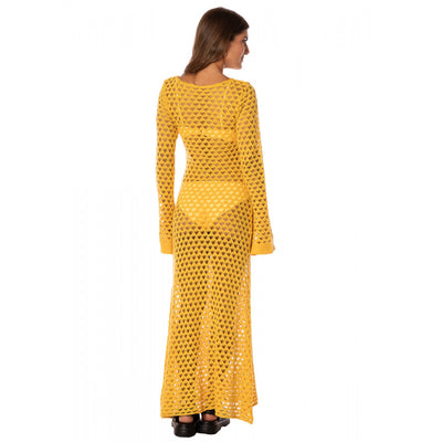 Golden Hour Crisp Long Dress