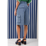 Float Denim Bermuda Shorts
