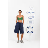 Azul Bermuda Shorts