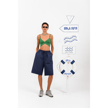Azul Bermuda Shorts