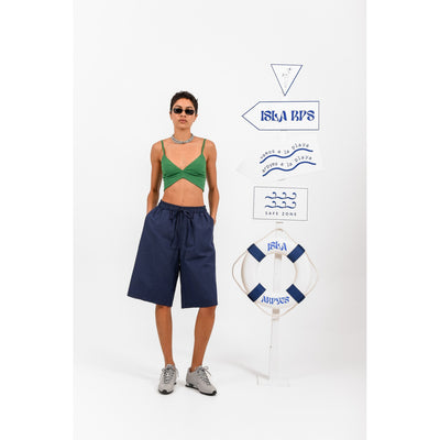 Azul Bermuda Shorts