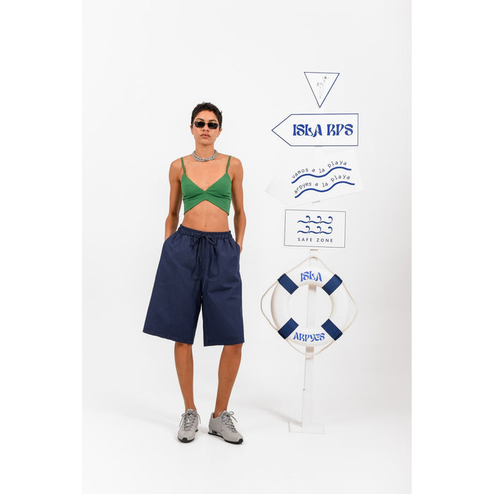 Azul Bermuda Shorts